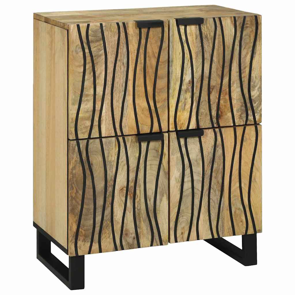 Credenza Marrone 60 x 33 x 75 cm legno massello di mango