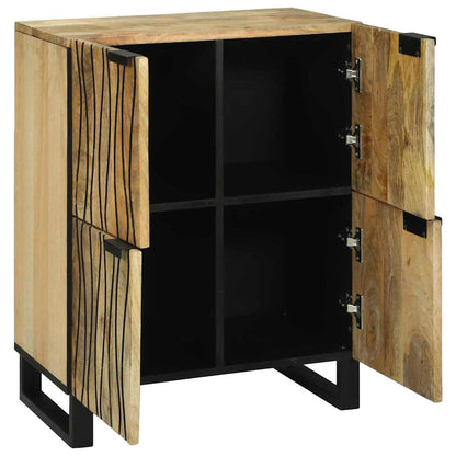Credenza Marrone 60 x 33 x 75 cm legno massello di mango