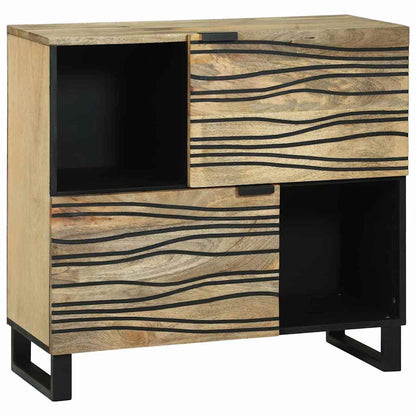 Credenza Marrone 80 x 33 x 75 cm legno massello di mango