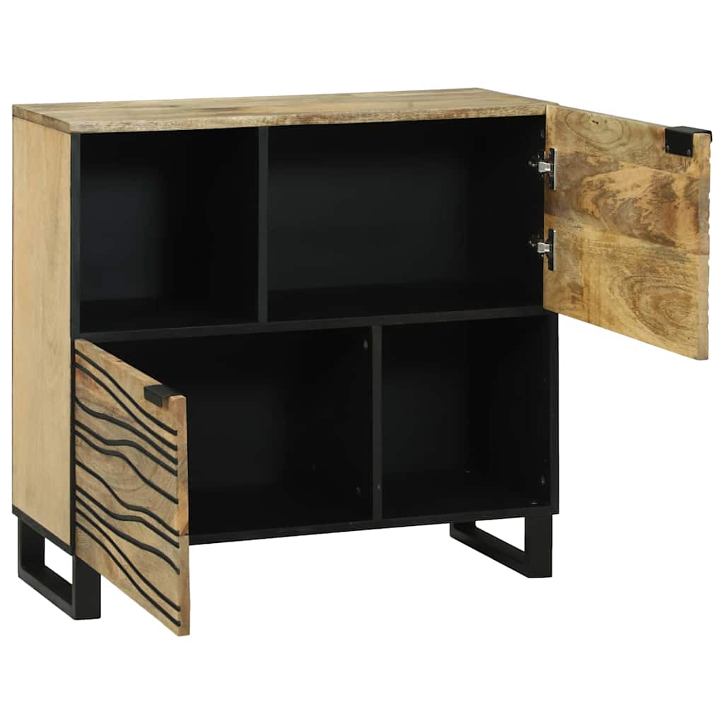Credenza Marrone 80 x 33 x 75 cm legno massello di mango