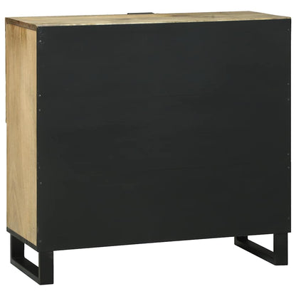 Credenza Marrone 80 x 33 x 75 cm legno massello di mango