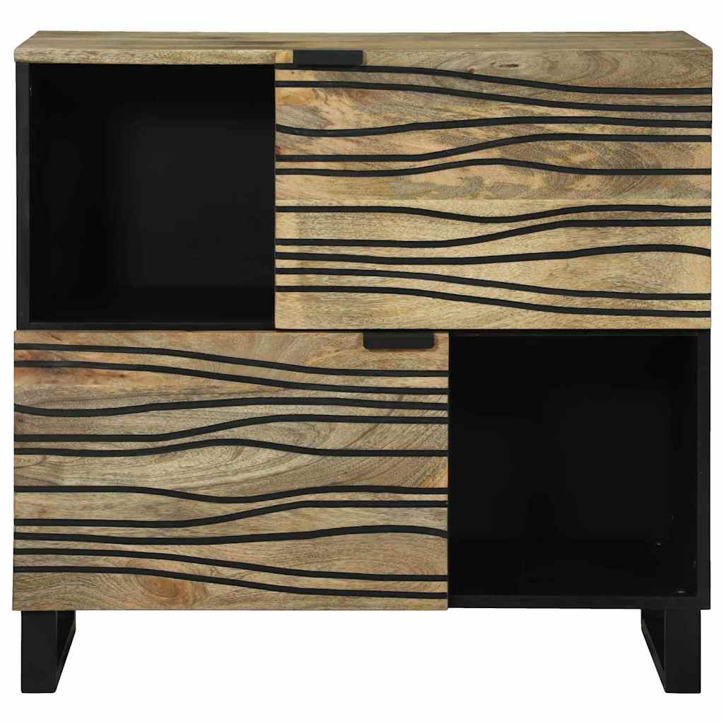 Credenza Marrone 80 x 33 x 75 cm legno massello di mango