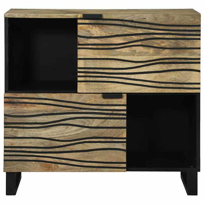 Credenza Marrone 80 x 33 x 75 cm legno massello di mango