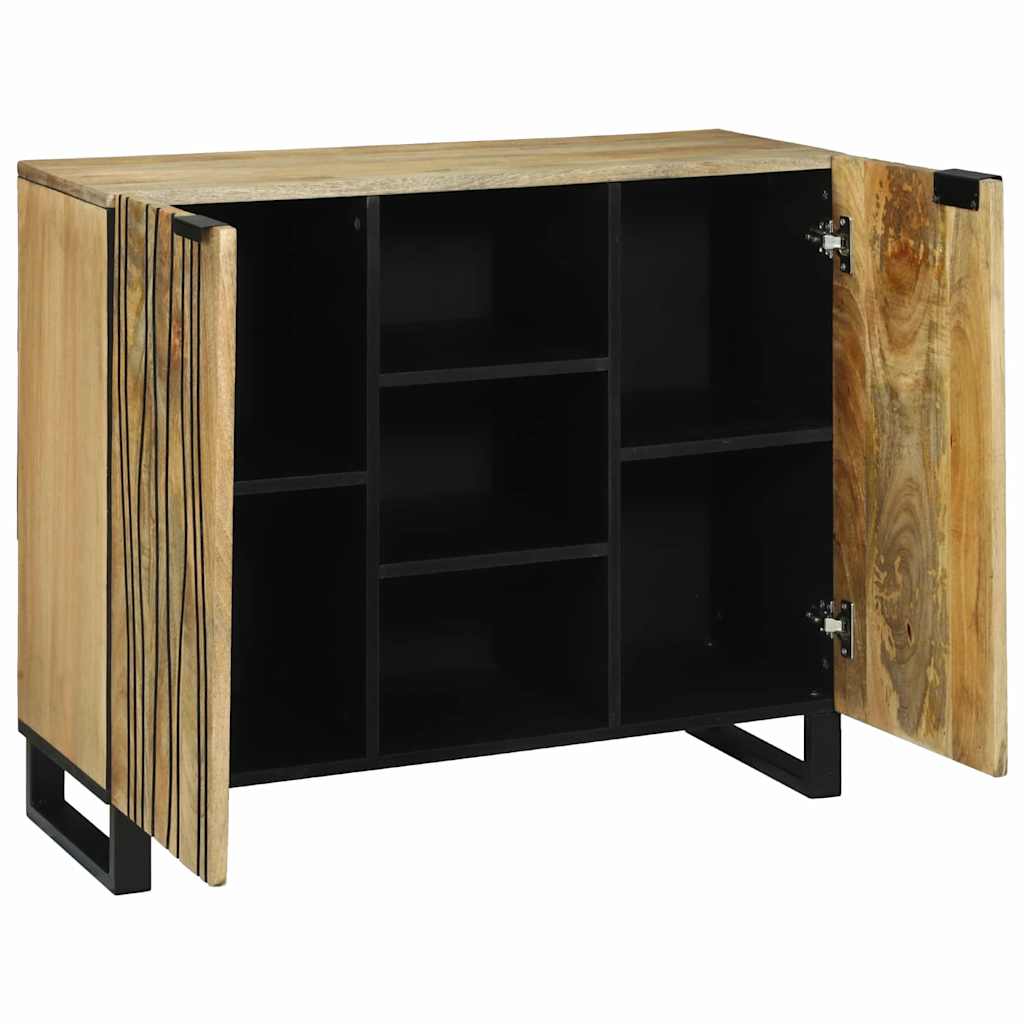 Sideboard Marrone 90 x 33 x 75 cm legno massello di mango