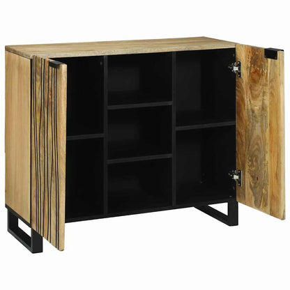 Sideboard Marrone 90 x 33 x 75 cm legno massello di mango