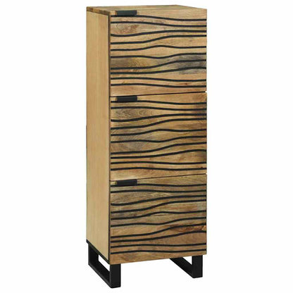 Credenza Marrone 40 x 33 x 110 cm legno massello di mango