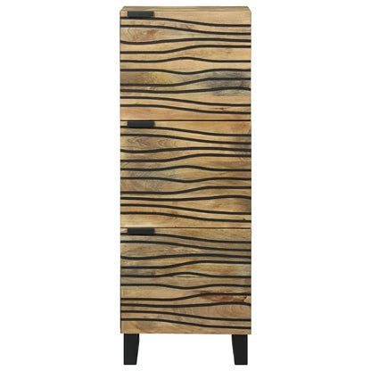 Credenza Marrone 40 x 33 x 110 cm legno massello di mango