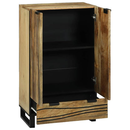 Highboard Marrone 60 x 33 x 100 cm legno massello di mango