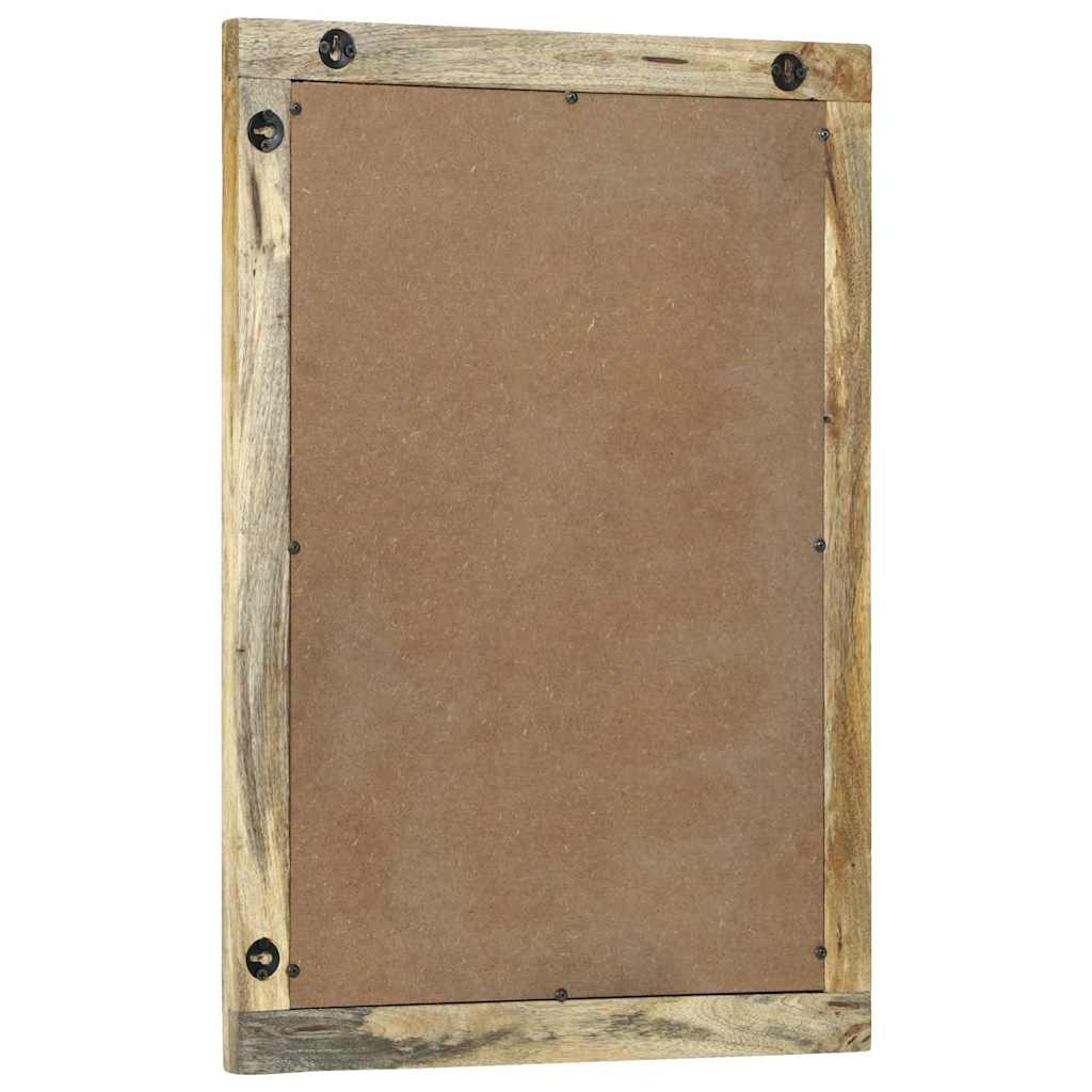 Specchio da bagno con specchio Marrone 70 x 50 x 2,5 cm