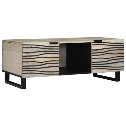 Tavolino da salotto Beige e Nero 100 x 54 x 40 cm