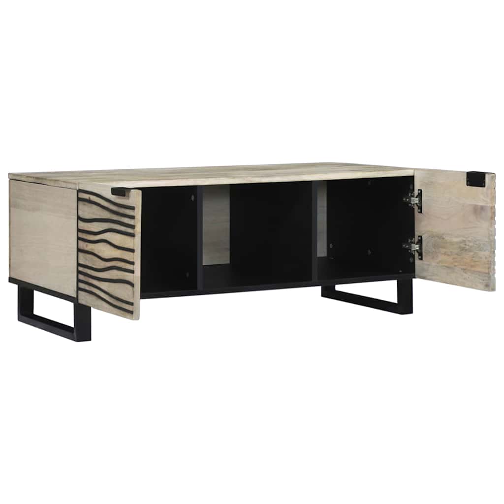 Tavolino da salotto Beige e Nero 100 x 54 x 40 cm