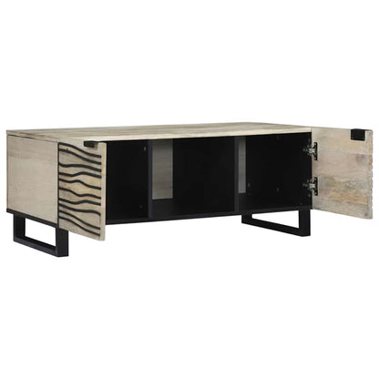 Tavolino da salotto Beige e Nero 100 x 54 x 40 cm