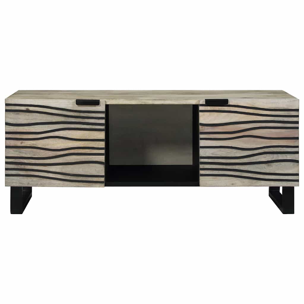 Tavolino da salotto Beige e Nero 100 x 54 x 40 cm