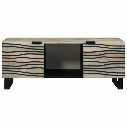 Tavolino da salotto Beige e Nero 100 x 54 x 40 cm