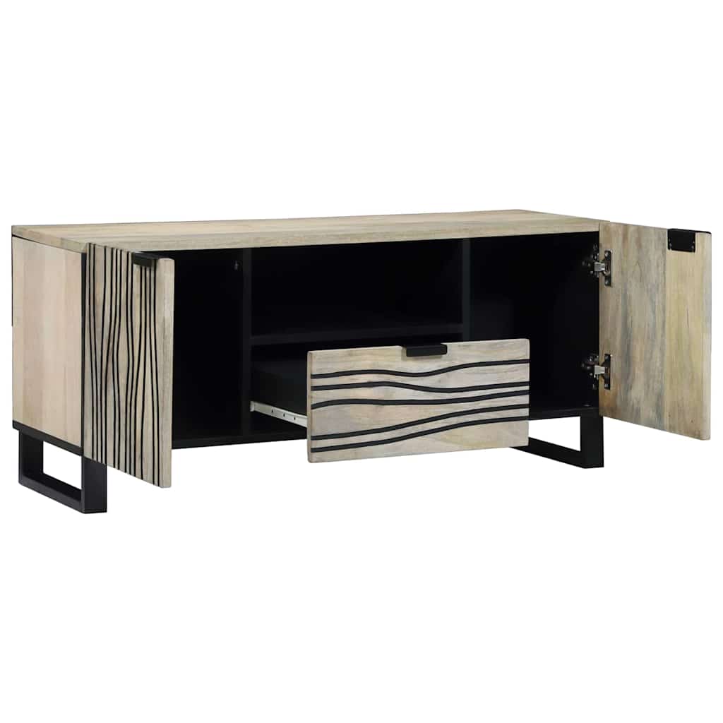 UnitÃ  TV con cassetto Bianco 105 x 33 x 46 cm Legno multistrato