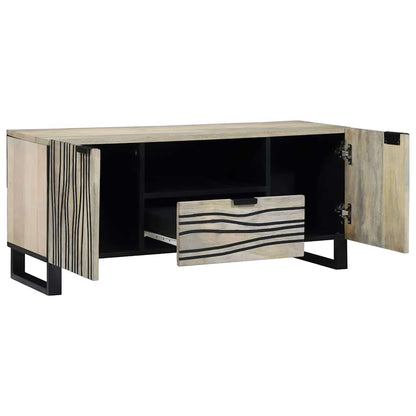 UnitÃ  TV con cassetto Bianco 105 x 33 x 46 cm Legno multistrato