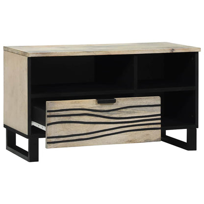 UnitÃ  TV con cassetto Bianco 80 x 33 x 46 cm Legno multistrato