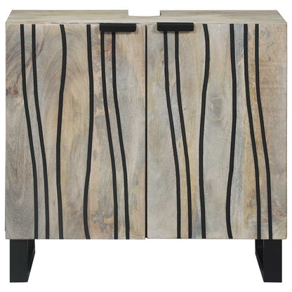 Armadio per Lavabo da Bagno con porta Bianco 62 x 33 x 58 cm