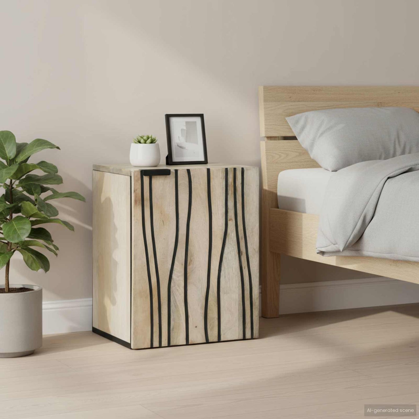 Armadio per Lavabo da Bagno con porta Bianco 38 x 33,5 x 48 cm