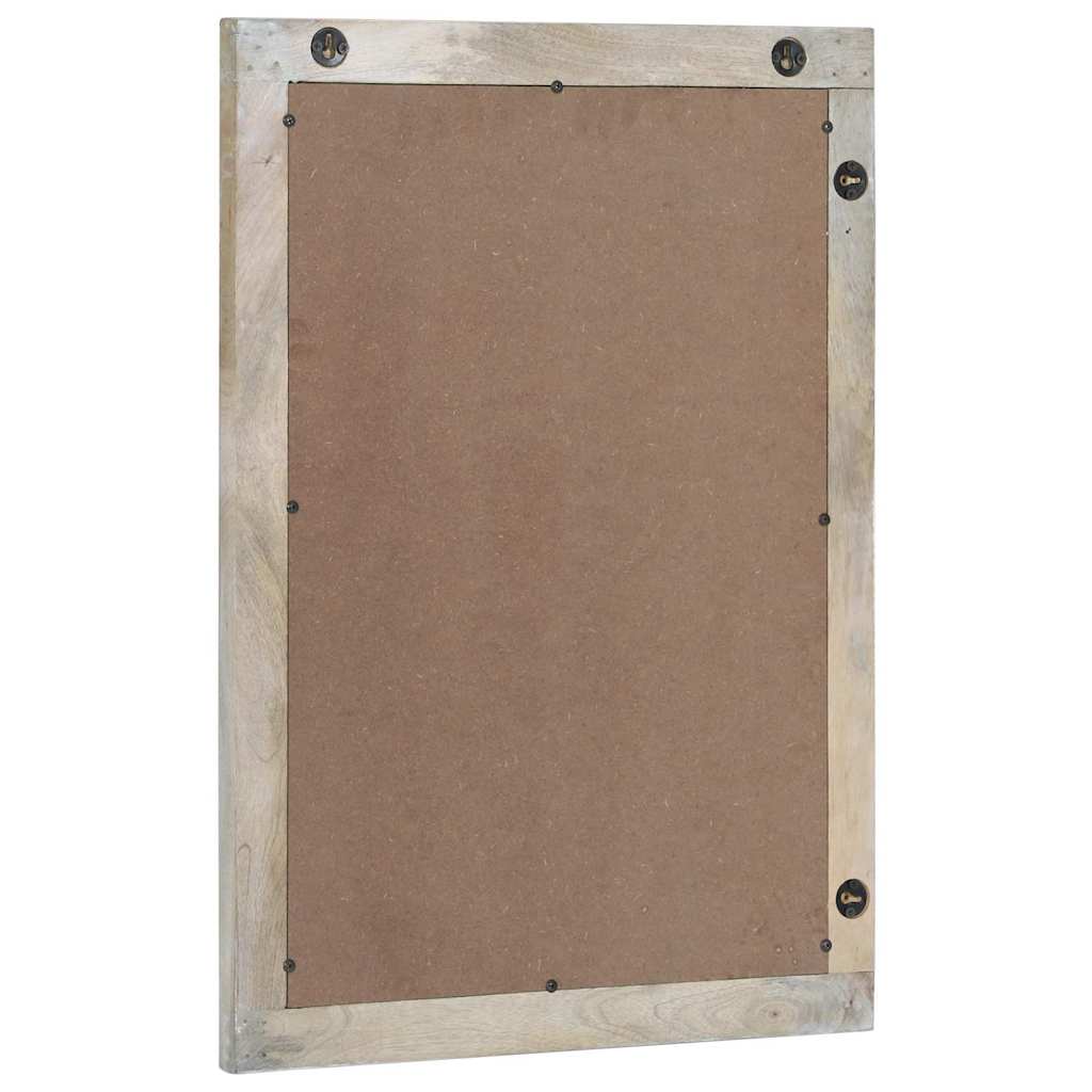 Specchio da bagno con specchio Marrone 70 x 50 x 2,5 cm