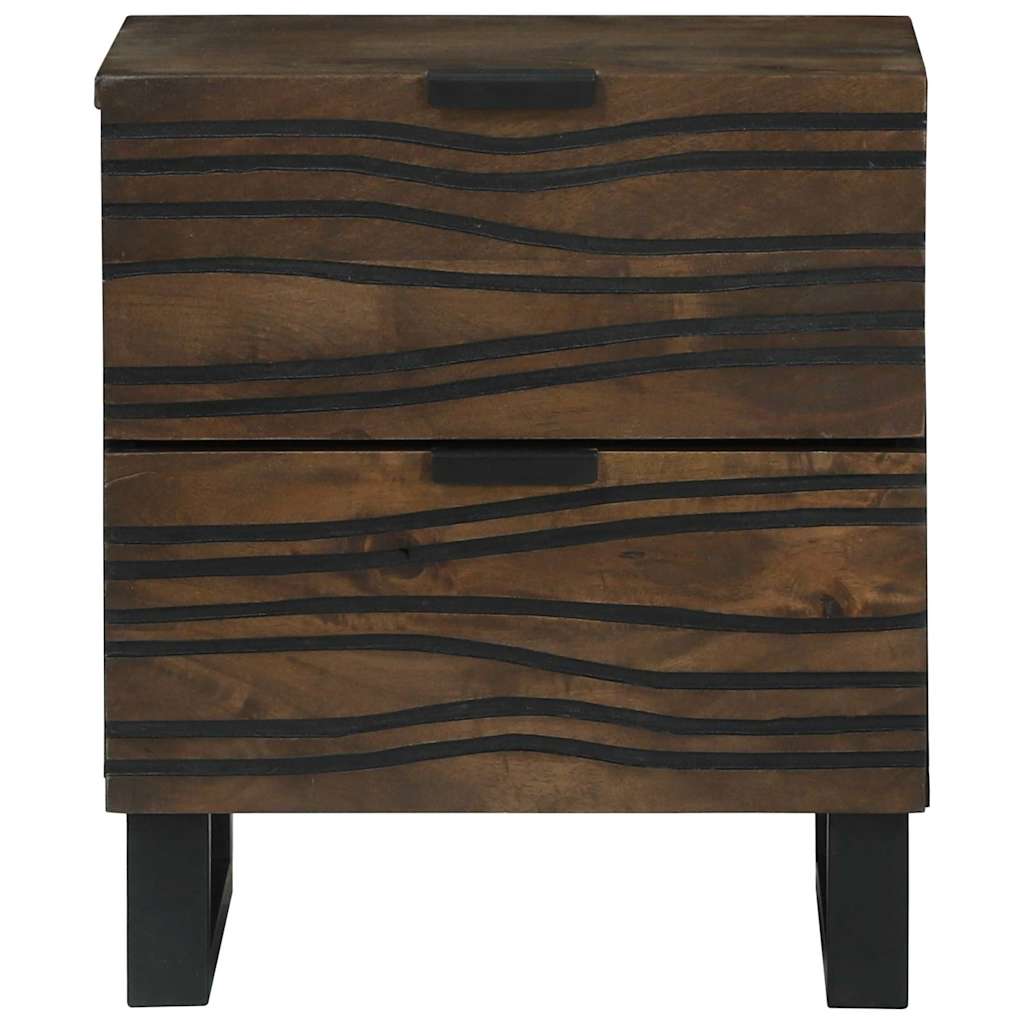 Armadio da Notte con cassetto 2 pcs Noce 40 x 33 x 46 cm