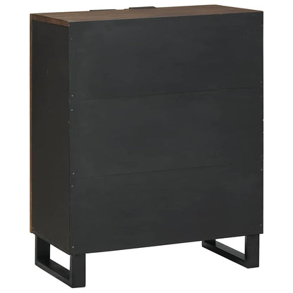Credenza Noce 60 x 33,5 x 75 cm Legno di mango massello