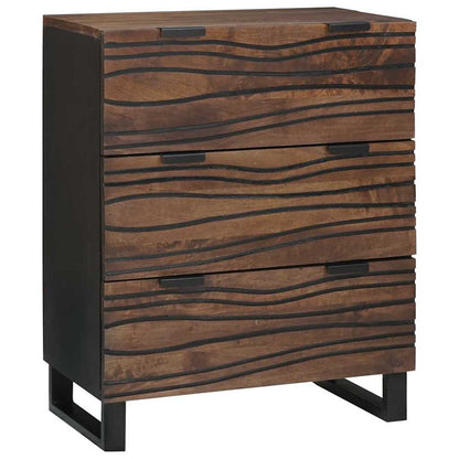 Credenza Marrone 60 x 33.5 x 75 cm Legno massello di mango