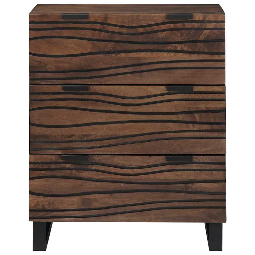 Credenza Marrone 60 x 33.5 x 75 cm Legno massello di mango