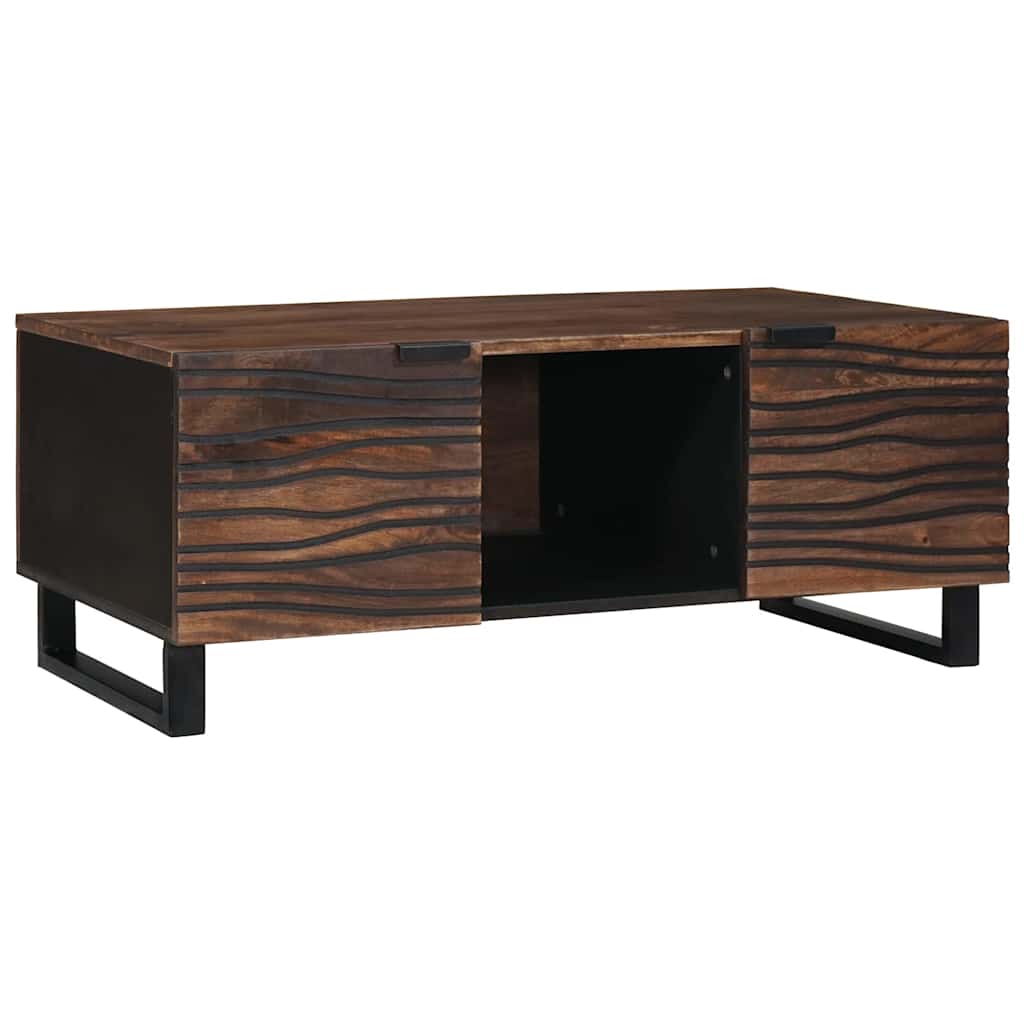 Tavolino da salotto Marrone e Nero 100 x 54 x 40 cm