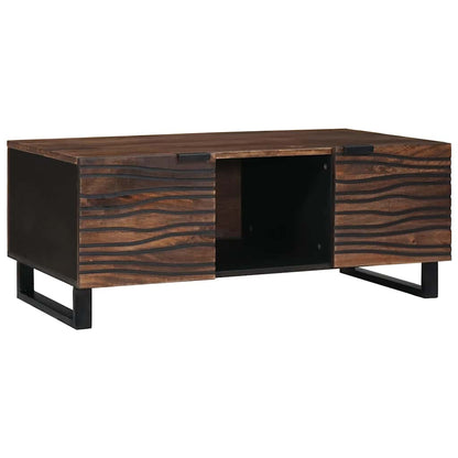 Tavolino da salotto Marrone e Nero 100 x 54 x 40 cm