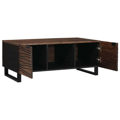 Tavolino da salotto Marrone e Nero 100 x 54 x 40 cm