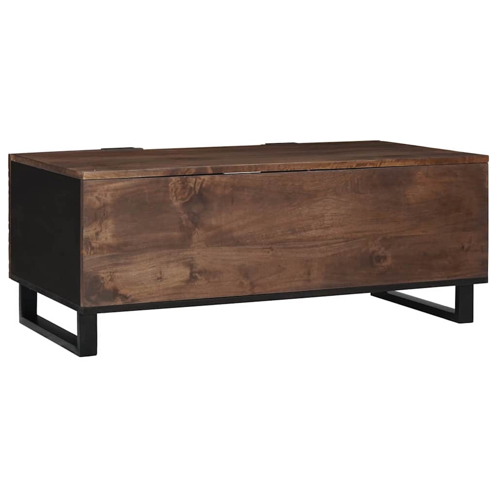 Tavolino da salotto Marrone e Nero 100 x 54 x 40 cm