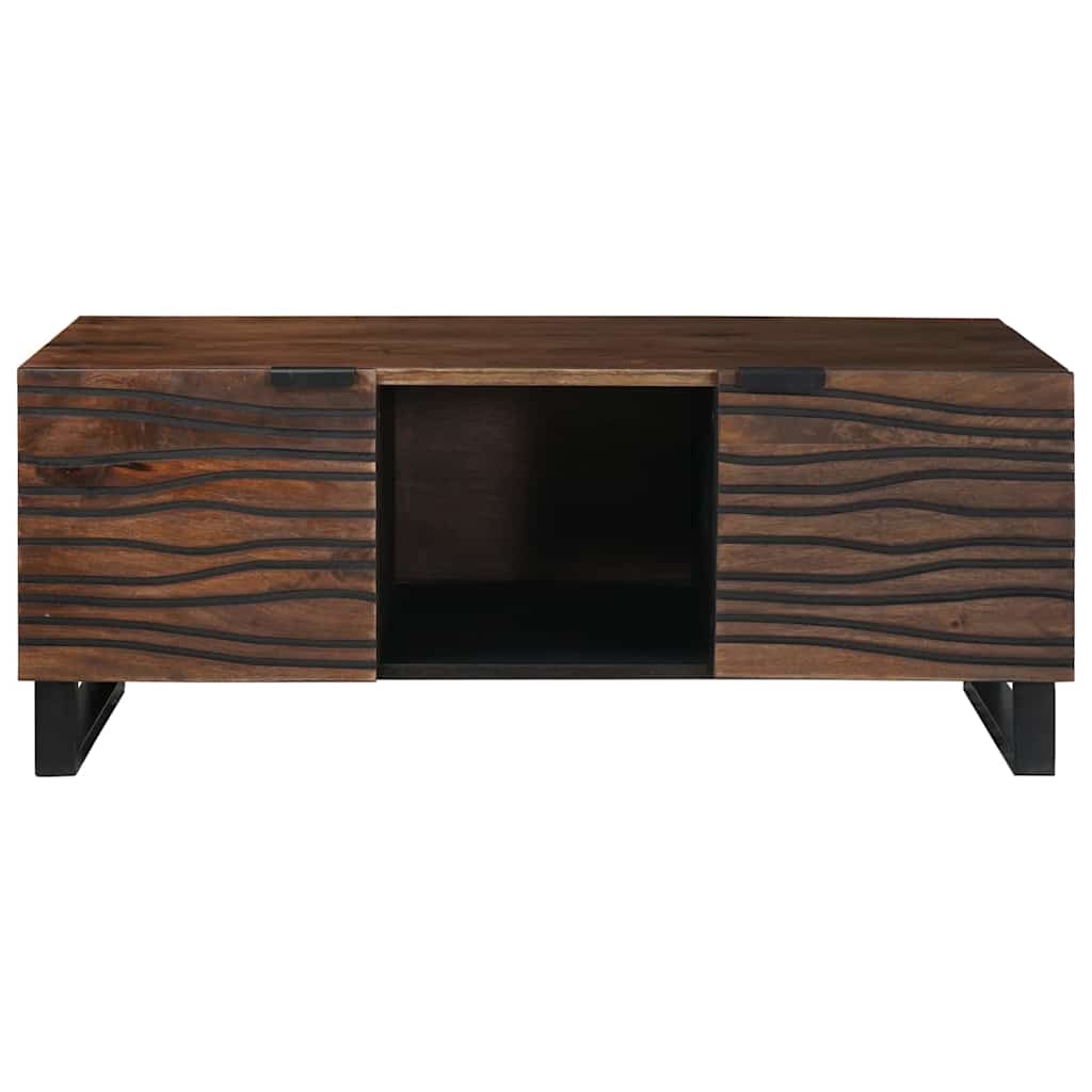 Tavolino da salotto Marrone e Nero 100 x 54 x 40 cm