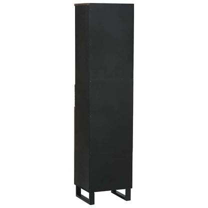 Armadio per Lavabo da Bagno con porta Noce 38 x 33 x 160 cm