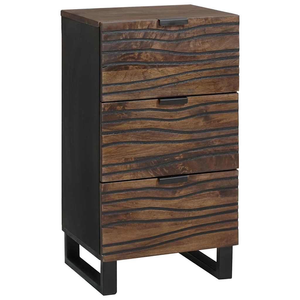 Credenza Marrone 40 x 33 x 75 cm legno massello di mango