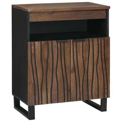 Credenza Marrone 60 x 33 x 75 cm legno massello di mango