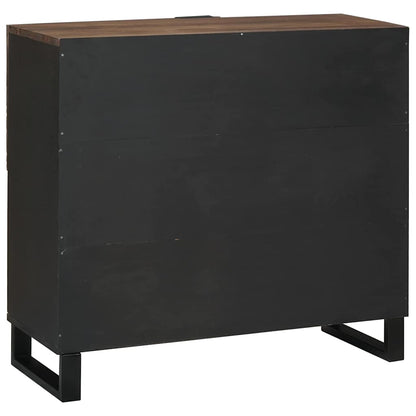 Credenza Marrone 80 x 33 x 75 cm legno massello di mango