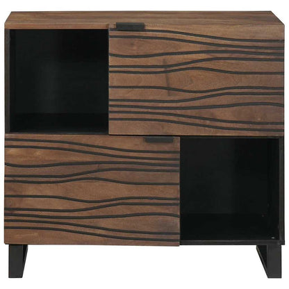 Credenza Marrone 80 x 33 x 75 cm legno massello di mango