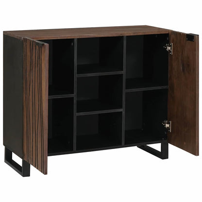 Sideboard Marrone 90 x 33 x 75 cm legno massello di mango