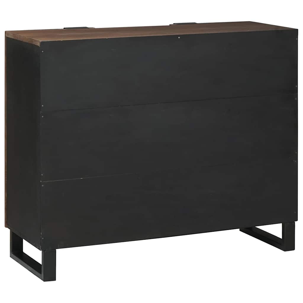 Sideboard Marrone 90 x 33 x 75 cm legno massello di mango