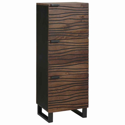 Credenza Marrone 40 x 33 x 110 cm legno massello di mango
