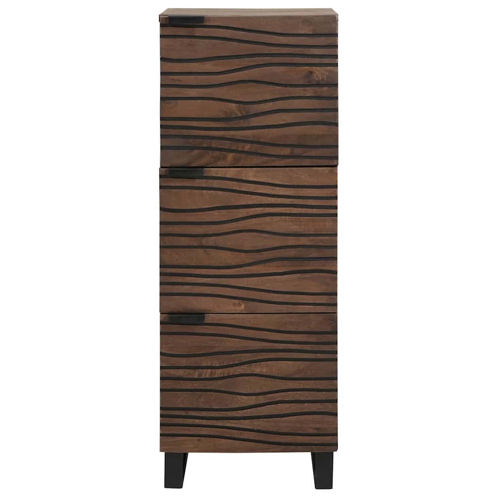 Credenza Marrone 40 x 33 x 110 cm legno massello di mango