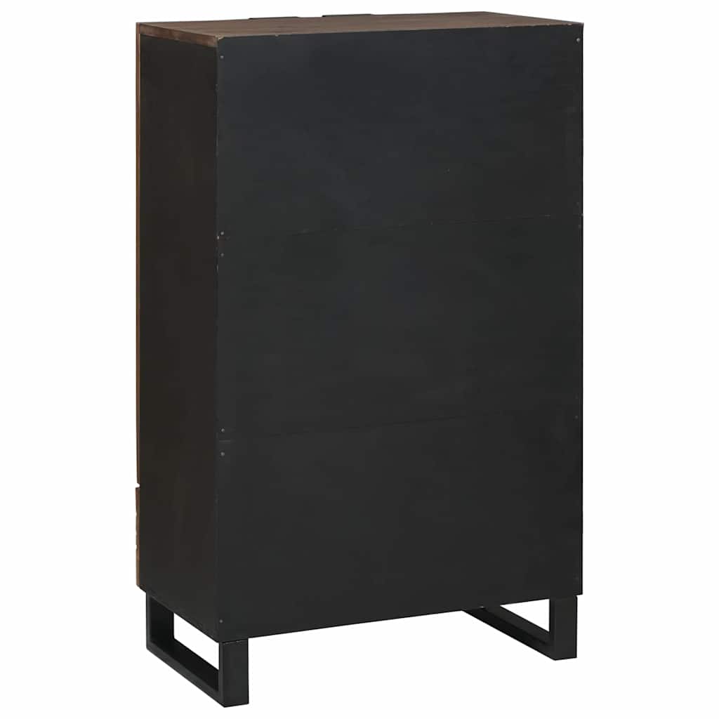 Highboard Marrone 60 x 33 x 100 cm legno massello di mango