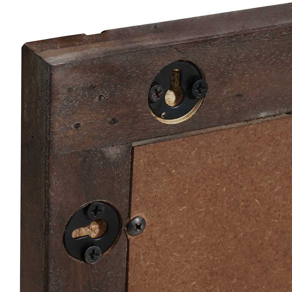 Specchio da bagno Montaggio a parete Marrone 70 x 50 x 2,5 cm