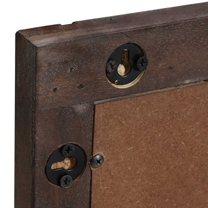 Specchio da bagno Montaggio a parete Marrone 70 x 50 x 2,5 cm