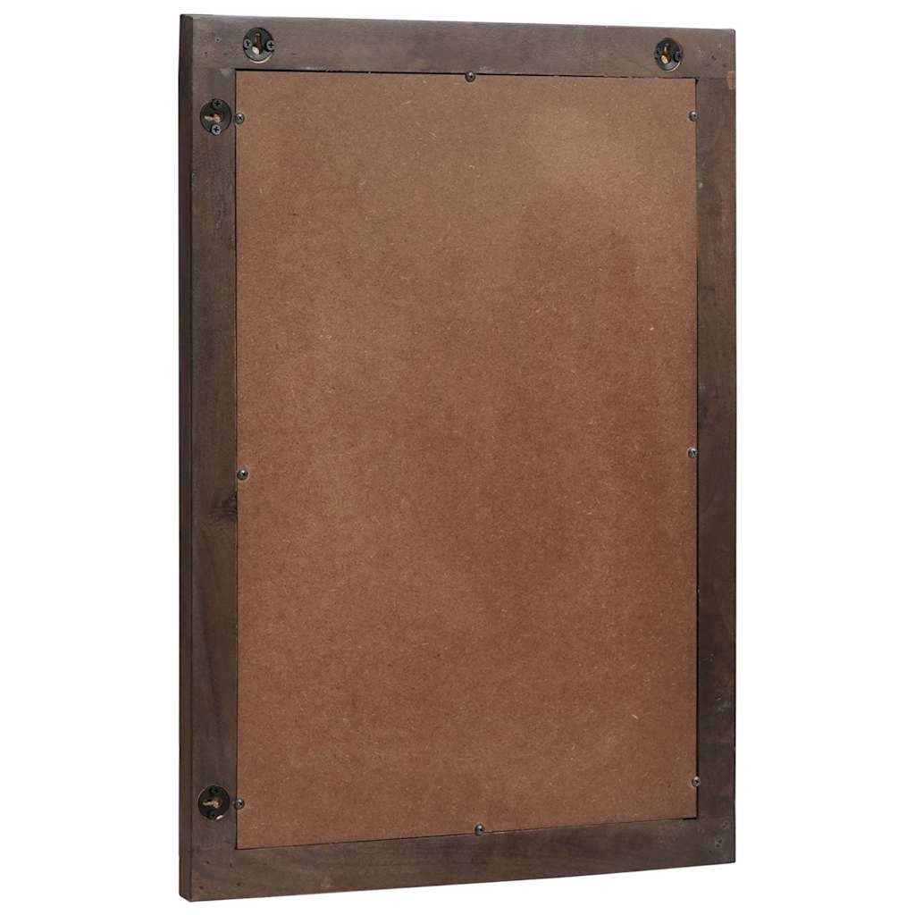 Specchio da bagno Montaggio a parete Marrone 70 x 50 x 2,5 cm