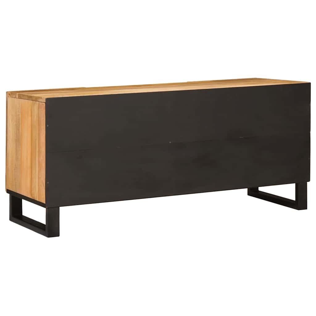 Mobile TV Marrone 105 x 33 x 46 cm Legno di mango massello