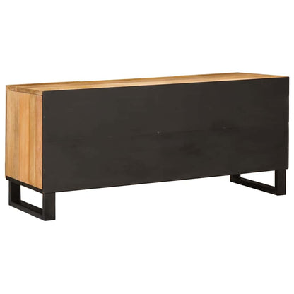 Mobile TV Marrone 105 x 33 x 46 cm Legno di mango massello