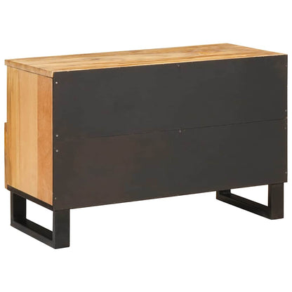 Mobile TV Marrone 70 x 33 x 46 cm Legno di mango massello
