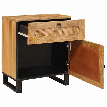 Armadio da Notte con cassetto Naturale 50 x 33 x 60 cm
